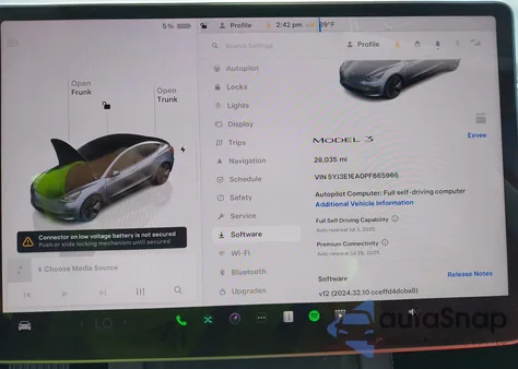 2023 Tesla Model 3 Rear-Wheel Drive из США, поврежденный, VIN 5YJ3E1EA0PF665966